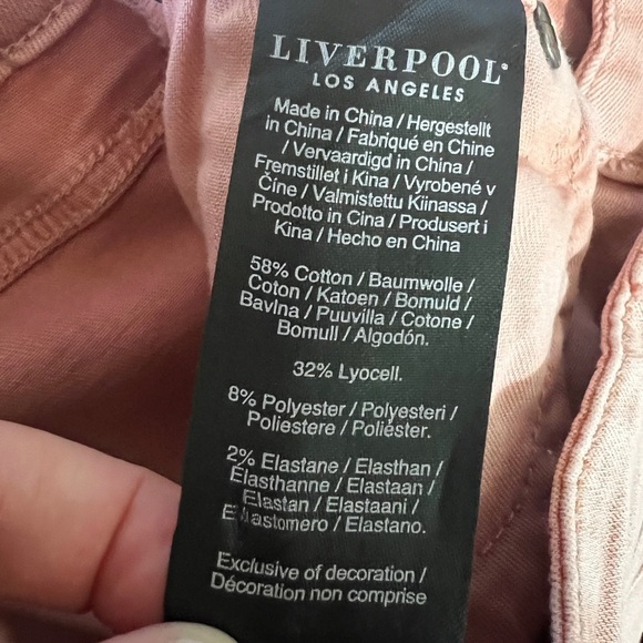Liverpool NWT Pink Abby Ankle Skinny Jeans - Size 0/25 - Picture 12 of 13